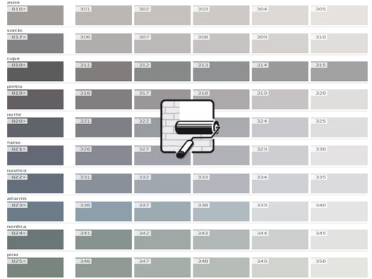 Lehmfarbe Lesando Bravo Mischtöne Farbserie puro 1
