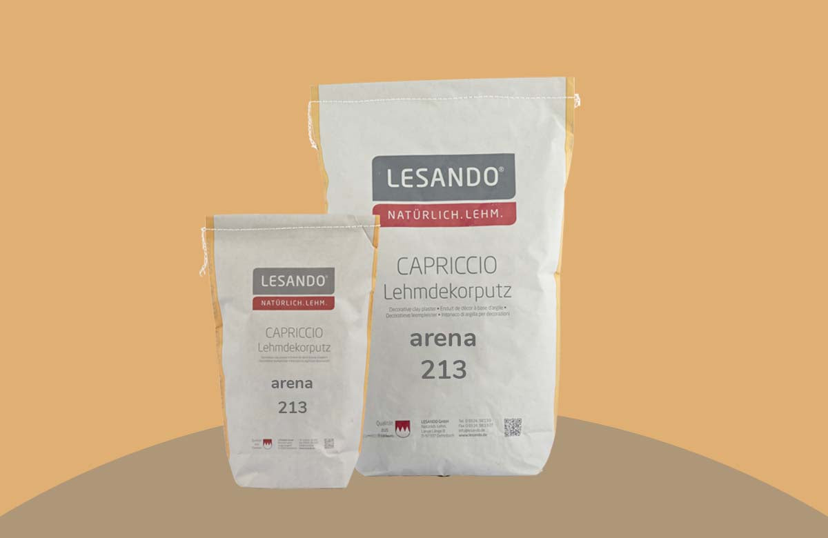 farbiger Lehmputz, Lehmdekorputz Capriccio, Farbserie modo 1