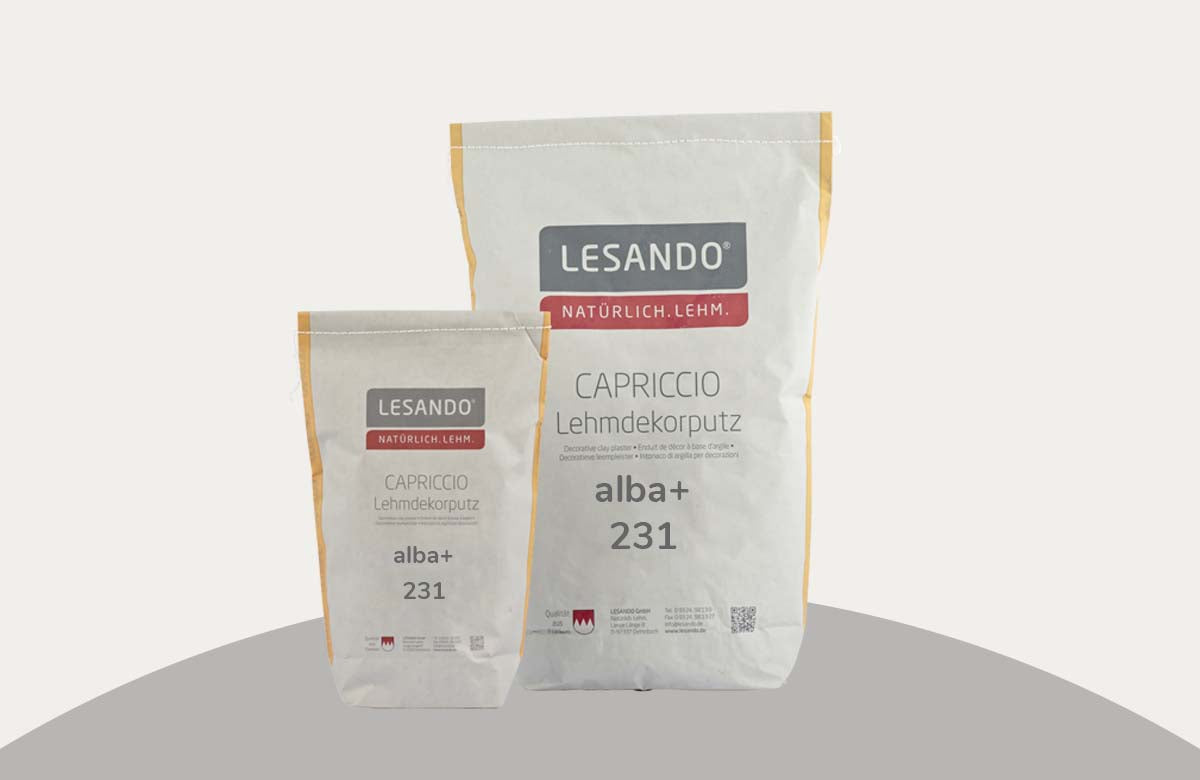 farbiger Lehmputz, Lehmdekorputz Capriccio, Farbserie modo 1
