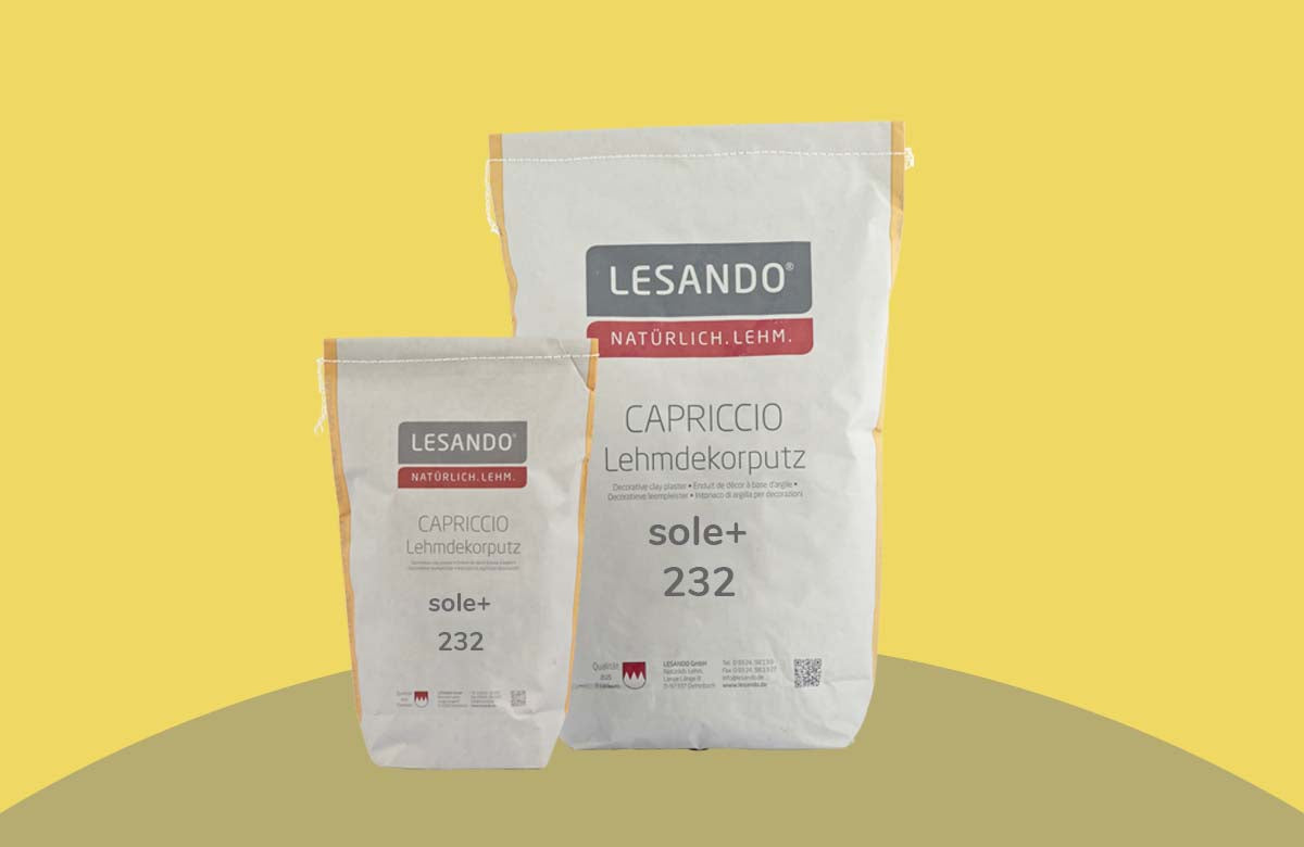 farbiger Lehmputz, Lehmdekorputz Capriccio, Farbserie modo 1