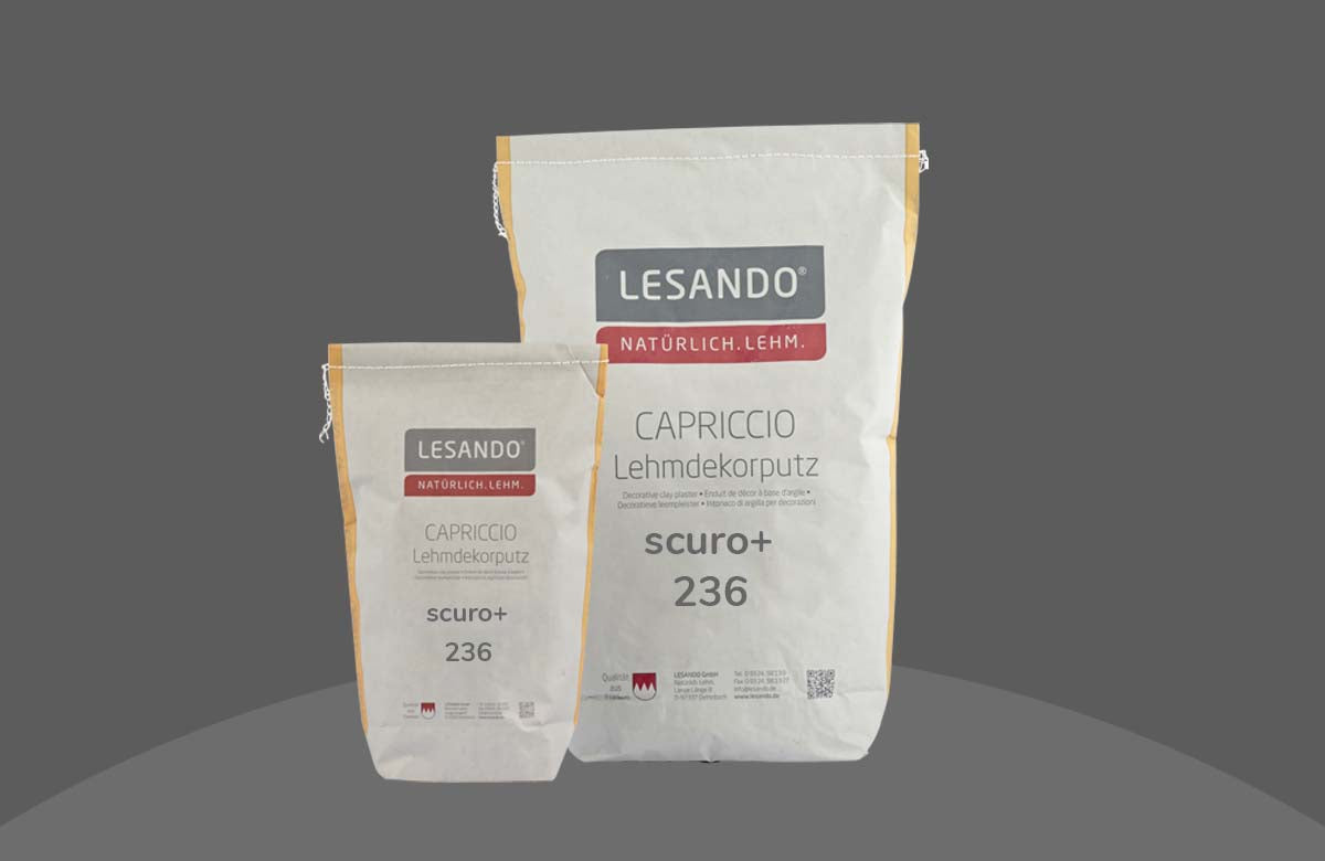 farbiger Lehmputz, Lehmdekorputz Capriccio, Farbserie modo 1