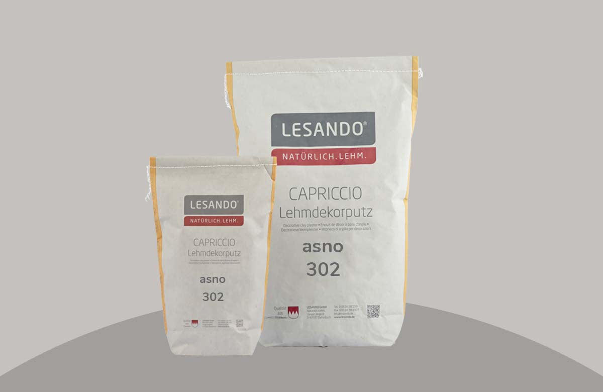 farbiger Lehmputz, Lehmdekorputz Capriccio, Farbserie puro 1