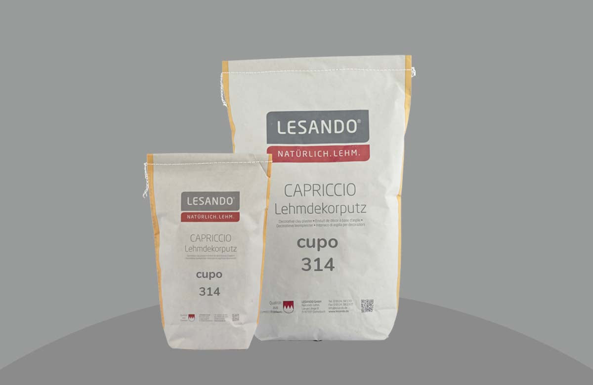 farbiger Lehmputz, Lehmdekorputz Capriccio, Farbserie puro 1