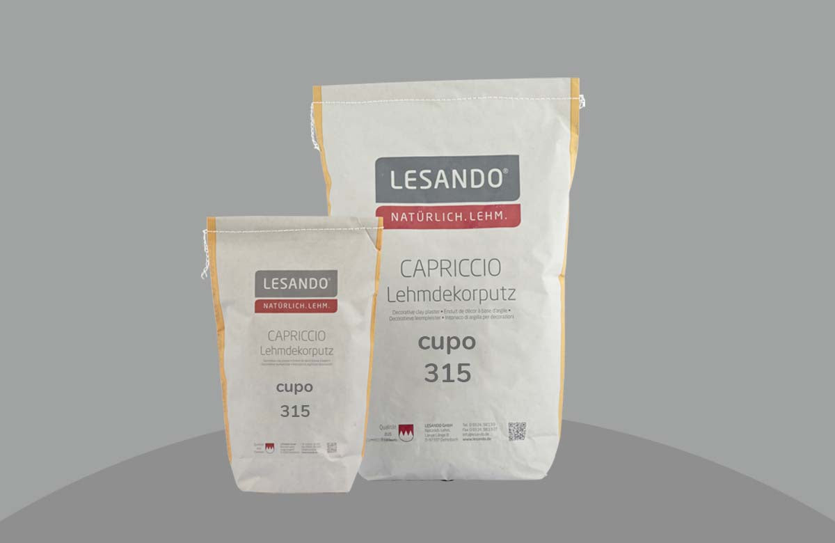 farbiger Lehmputz, Lehmdekorputz Capriccio, Farbserie puro 1