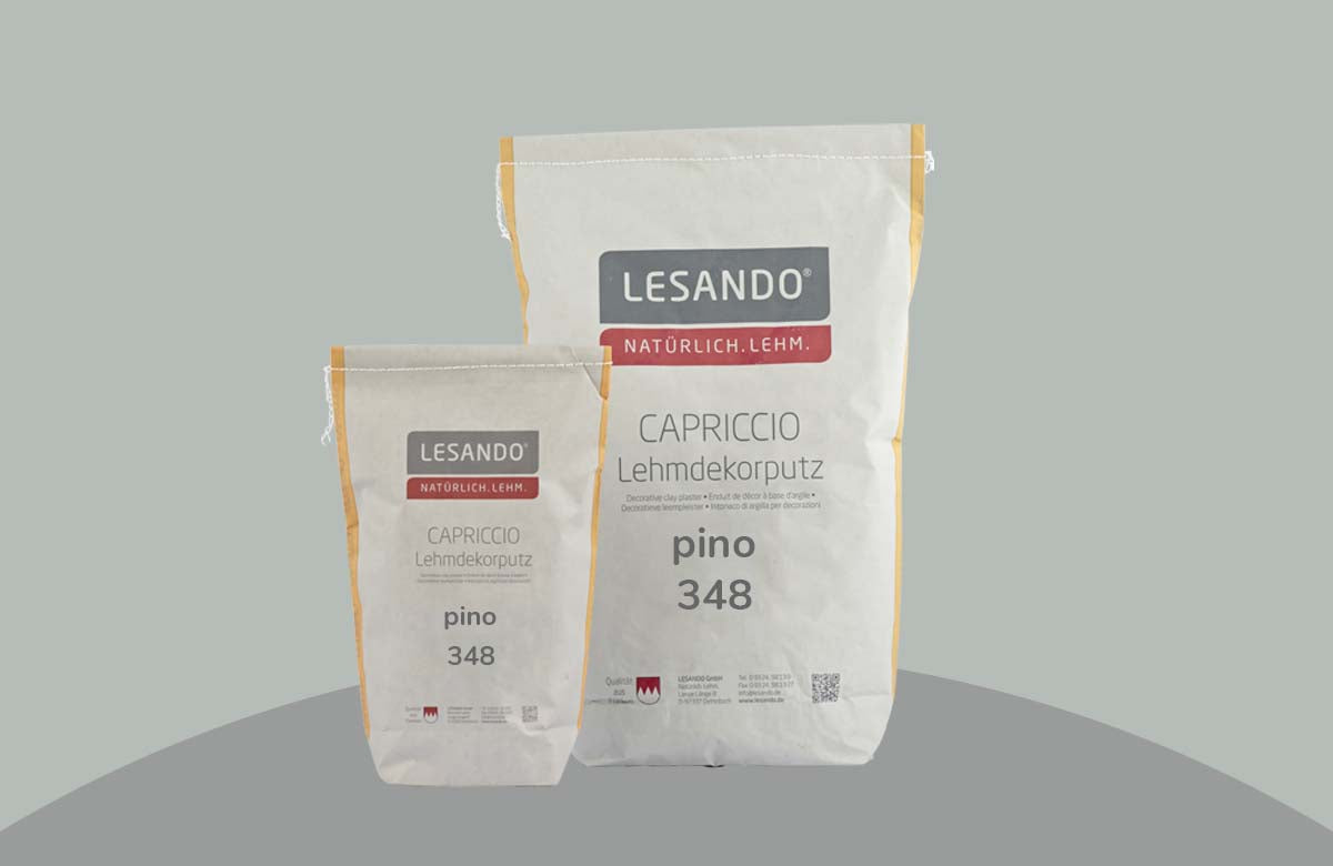 farbiger Lehmputz, Lehmdekorputz Capriccio, Farbserie puro 1