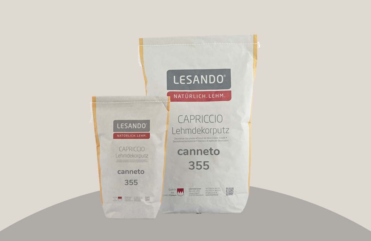 farbiger Lehmputz, Lehmdekorputz Capriccio, Farbserie puro 2