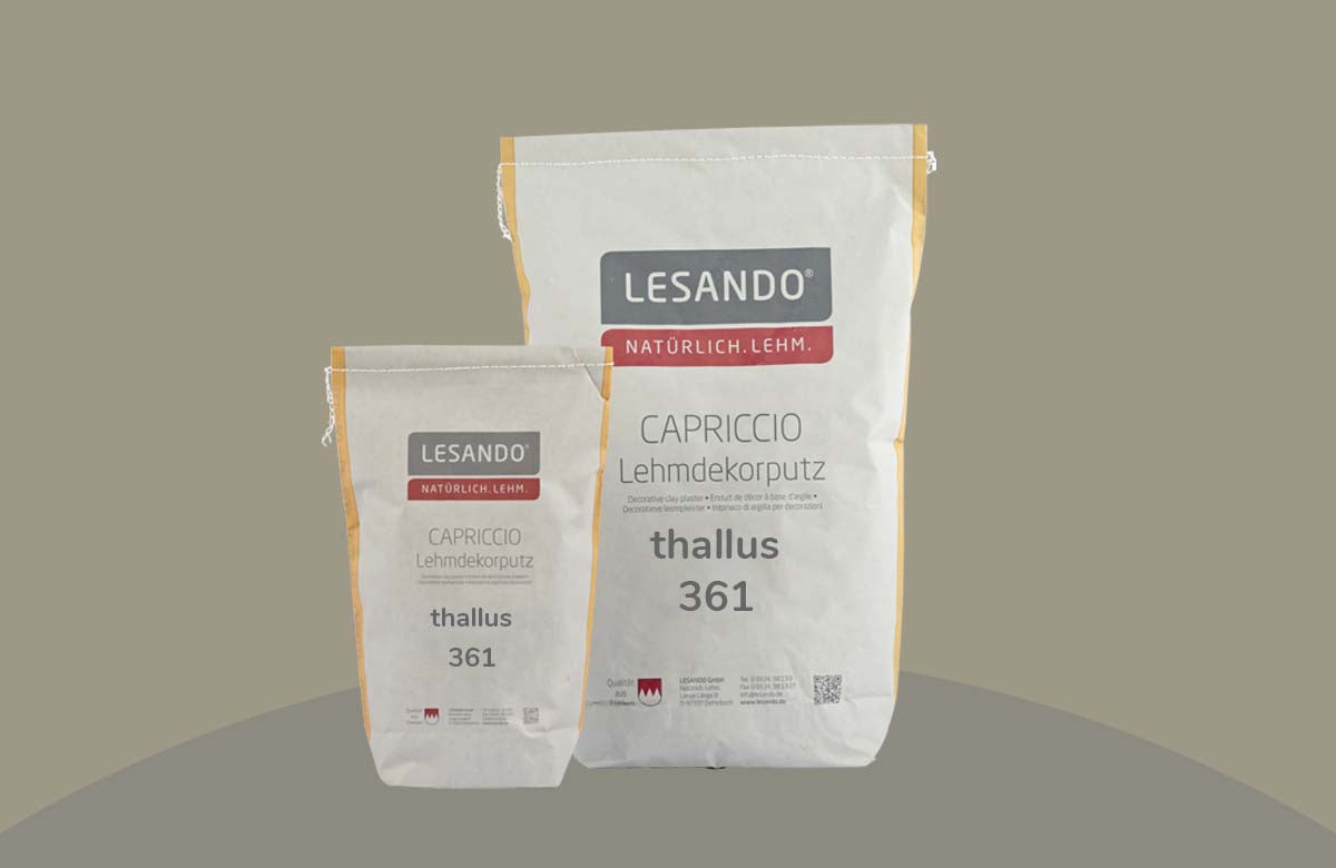 farbiger Lehmputz, Lehmdekorputz Capriccio, Farbserie puro 2