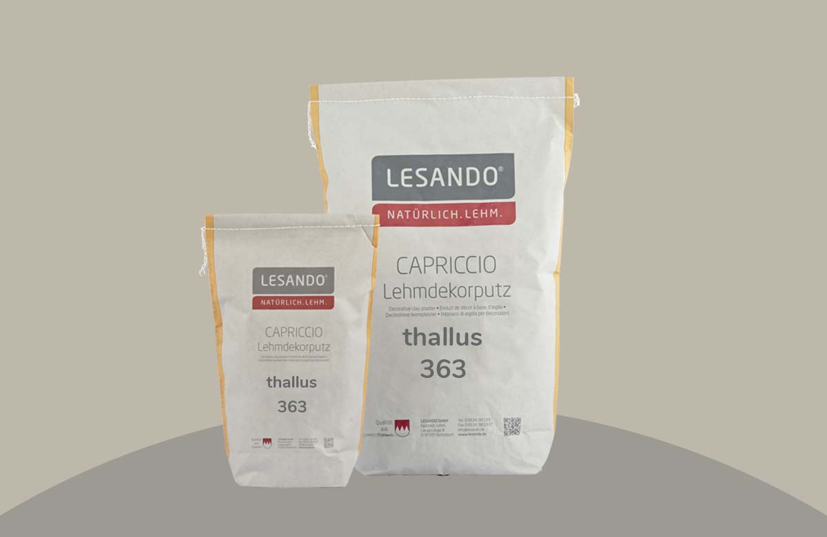 farbiger Lehmputz, Lehmdekorputz Capriccio, Farbserie puro 2