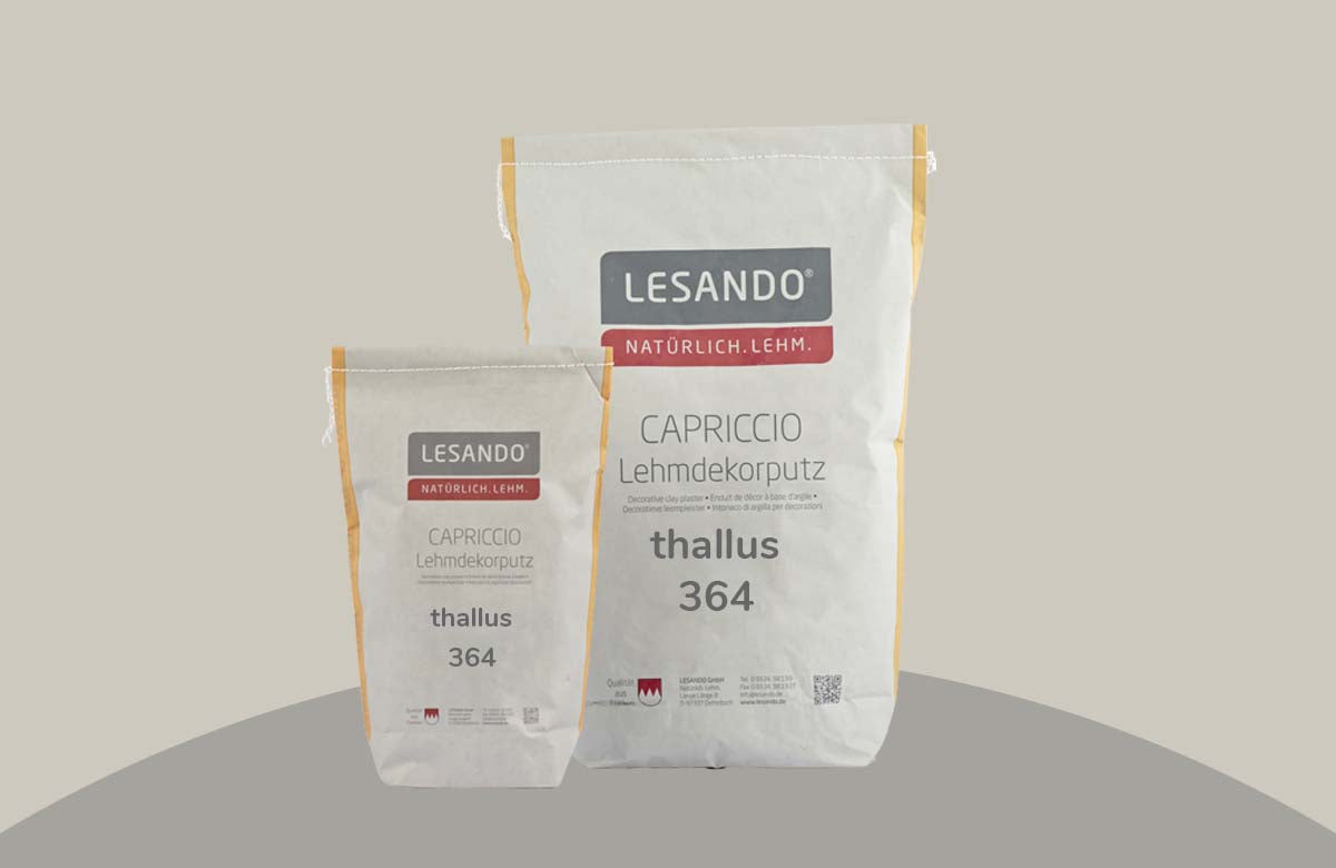farbiger Lehmputz, Lehmdekorputz Capriccio, Farbserie puro 2