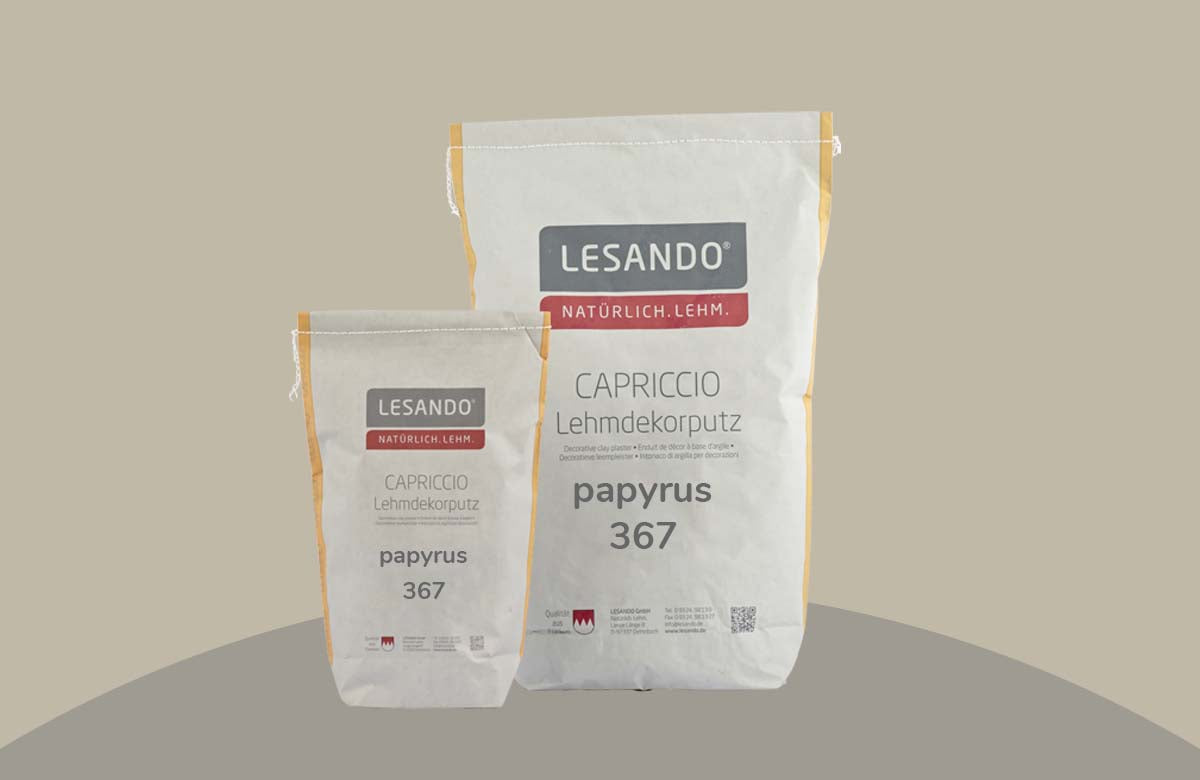 farbiger Lehmputz, Lehmdekorputz Capriccio, Farbserie puro 2