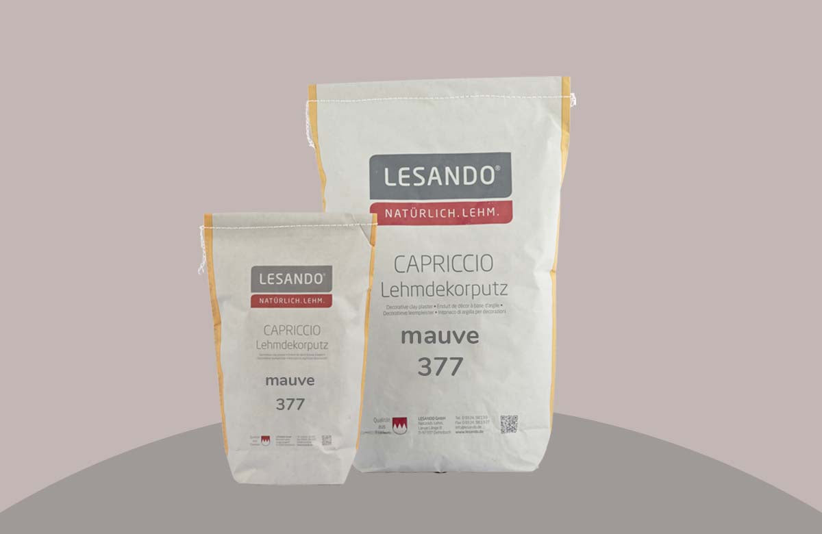 farbiger Lehmputz, Lehmdekorputz Capriccio, Farbserie puro 2