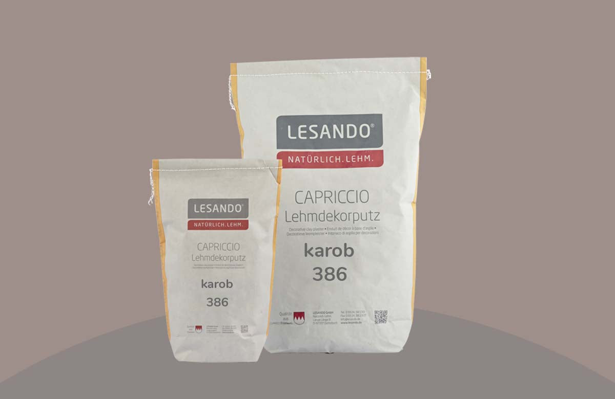 farbiger Lehmputz, Lehmdekorputz Capriccio, Farbserie puro 2