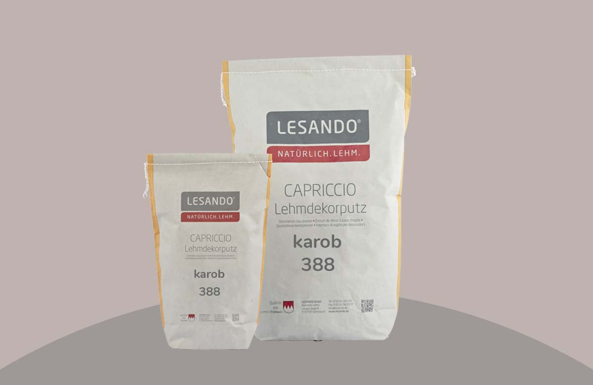 farbiger Lehmputz, Lehmdekorputz Capriccio, Farbserie puro 2