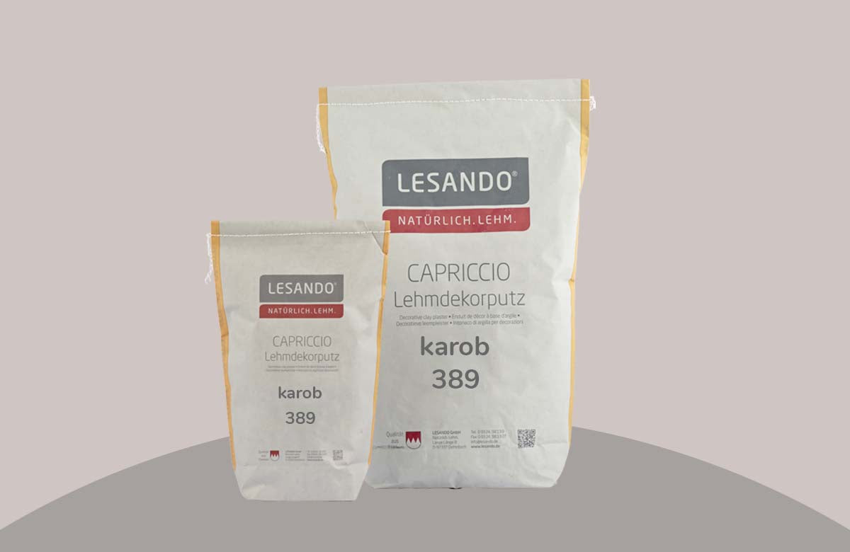 farbiger Lehmputz, Lehmdekorputz Capriccio, Farbserie puro 2