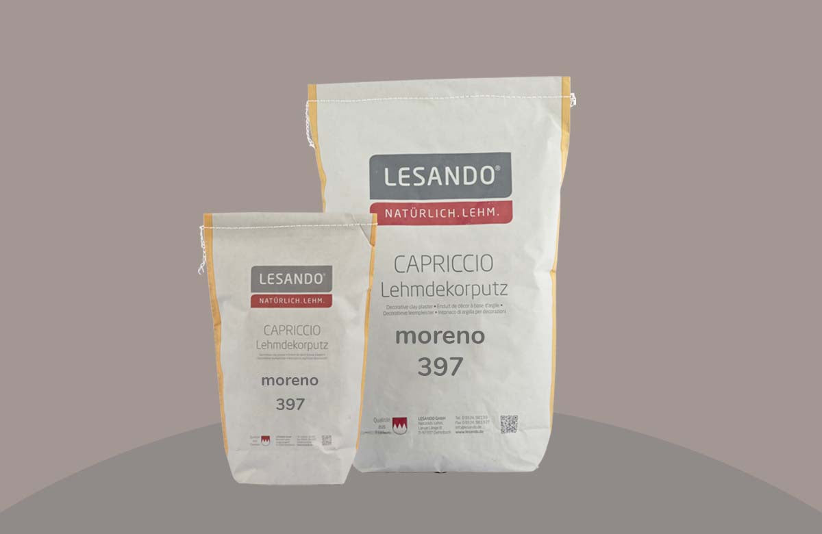 farbiger Lehmputz, Lehmdekorputz Capriccio, Farbserie puro 2