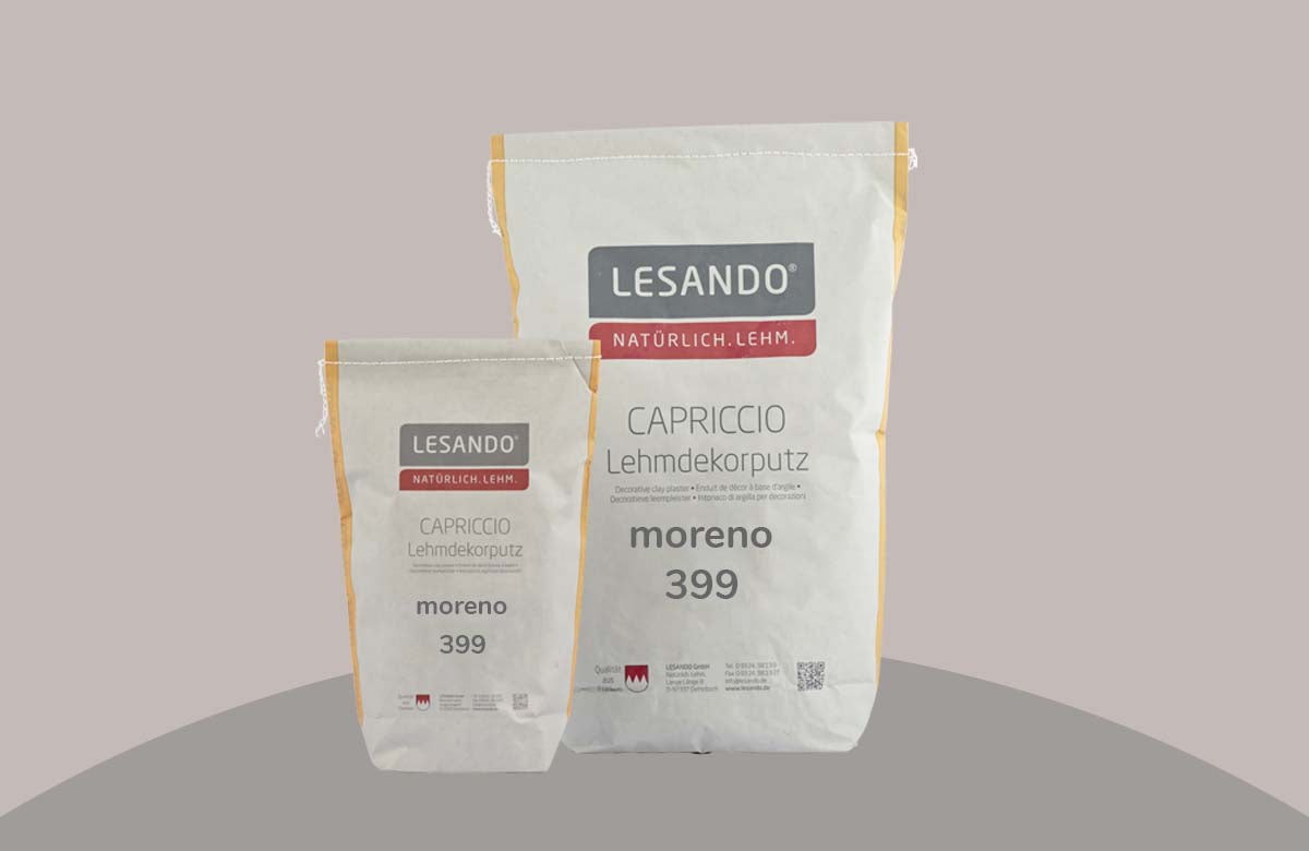 farbiger Lehmputz, Lehmdekorputz Capriccio, Farbserie puro 2