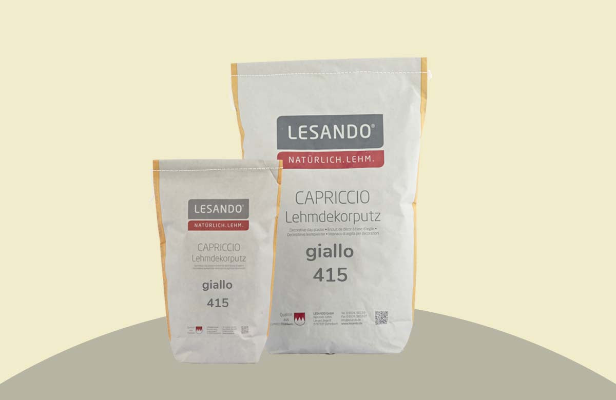 farbiger Lehmputz, Lehmdekorputz Capriccio, Farbserie modo 1