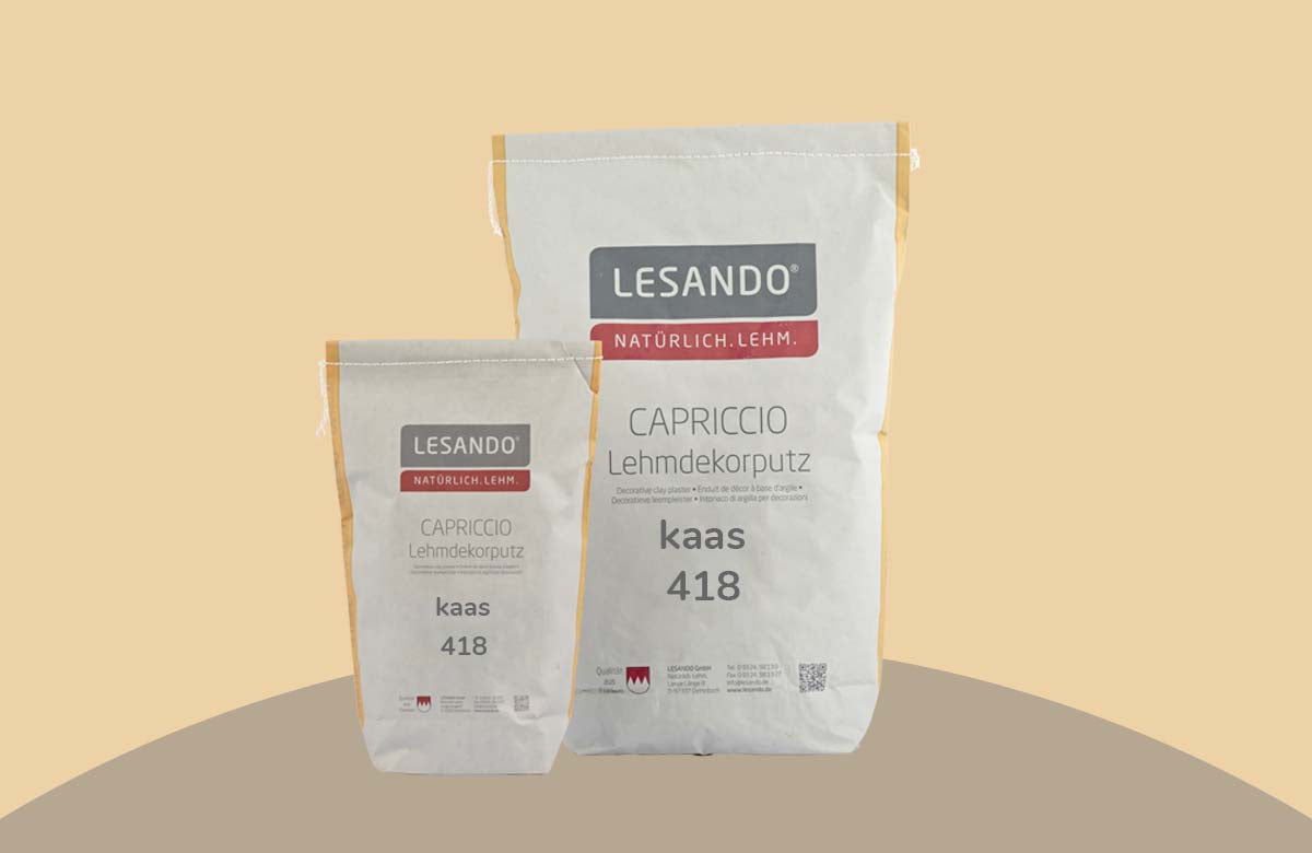 farbiger Lehmputz, Lehmdekorputz Capriccio, Farbserie modo 1