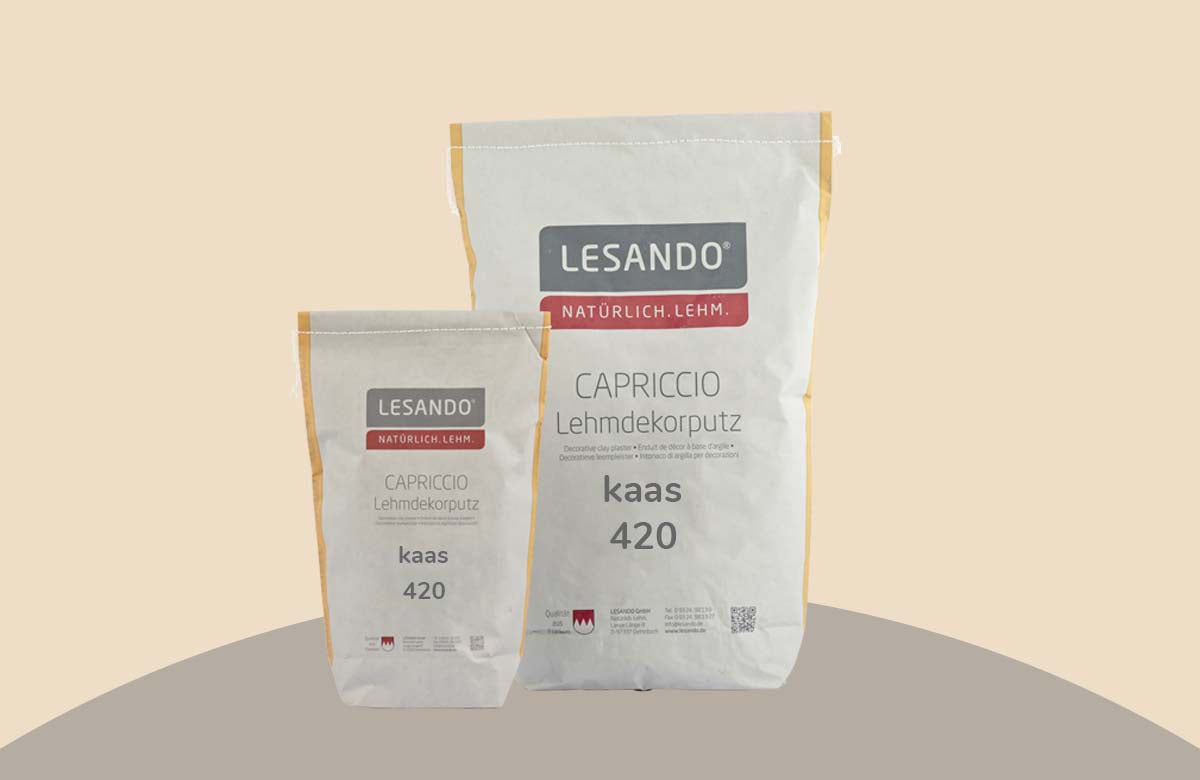 farbiger Lehmputz, Lehmdekorputz Capriccio, Farbserie modo 1