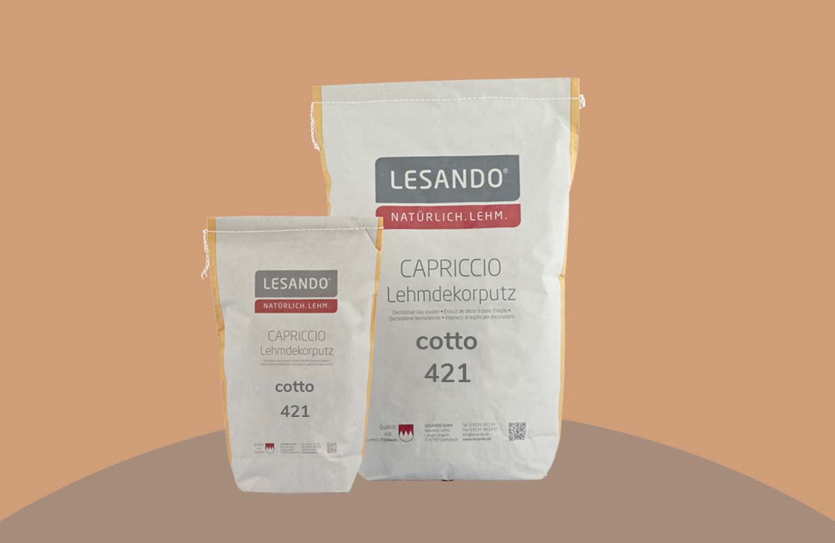 farbiger Lehmputz, Lehmdekorputz Capriccio, Farbserie modo 1