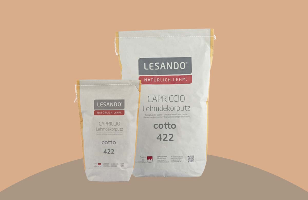 farbiger Lehmputz, Lehmdekorputz Capriccio, Farbserie modo 1