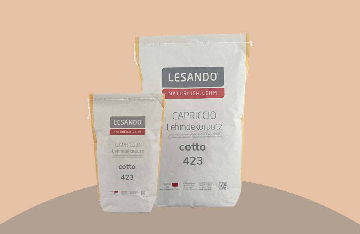 farbiger Lehmputz, Lehmdekorputz Capriccio, Farbserie modo 1