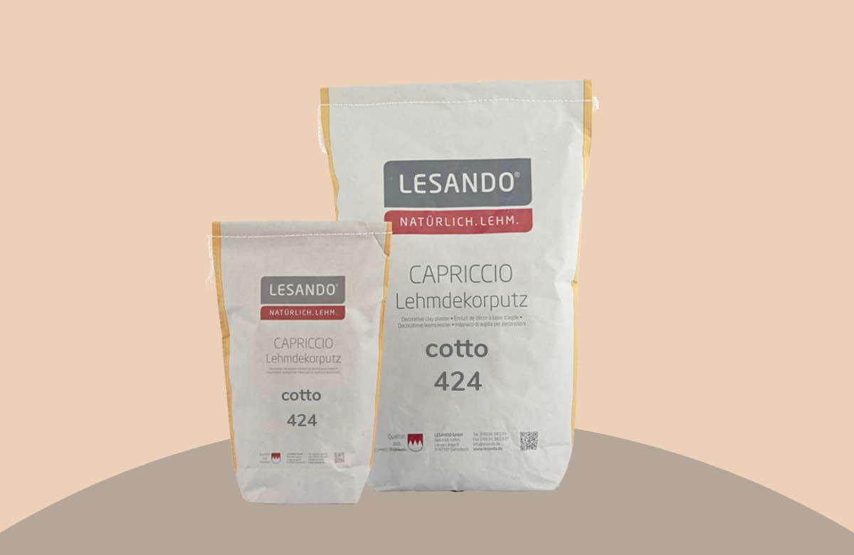 farbiger Lehmputz, Lehmdekorputz Capriccio, Farbserie modo 1