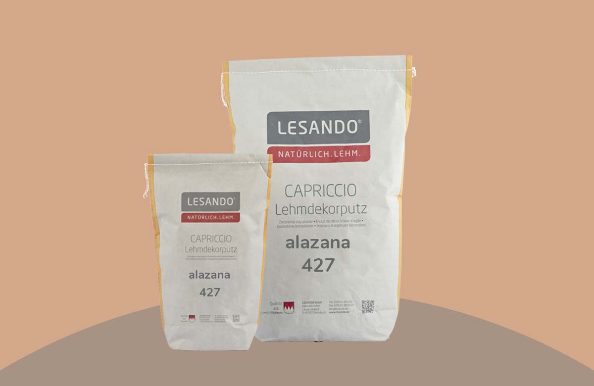 farbiger Lehmputz, Lehmdekorputz Capriccio, Farbserie modo 1