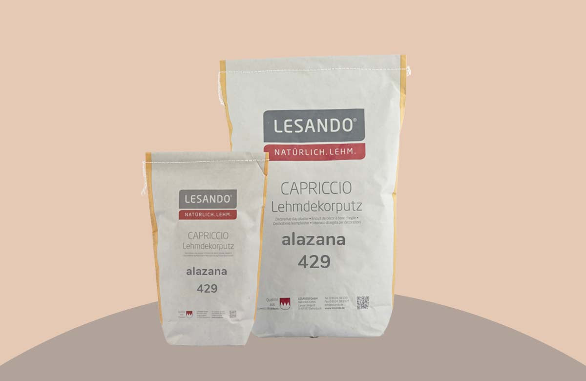 farbiger Lehmputz, Lehmdekorputz Capriccio, Farbserie modo 1
