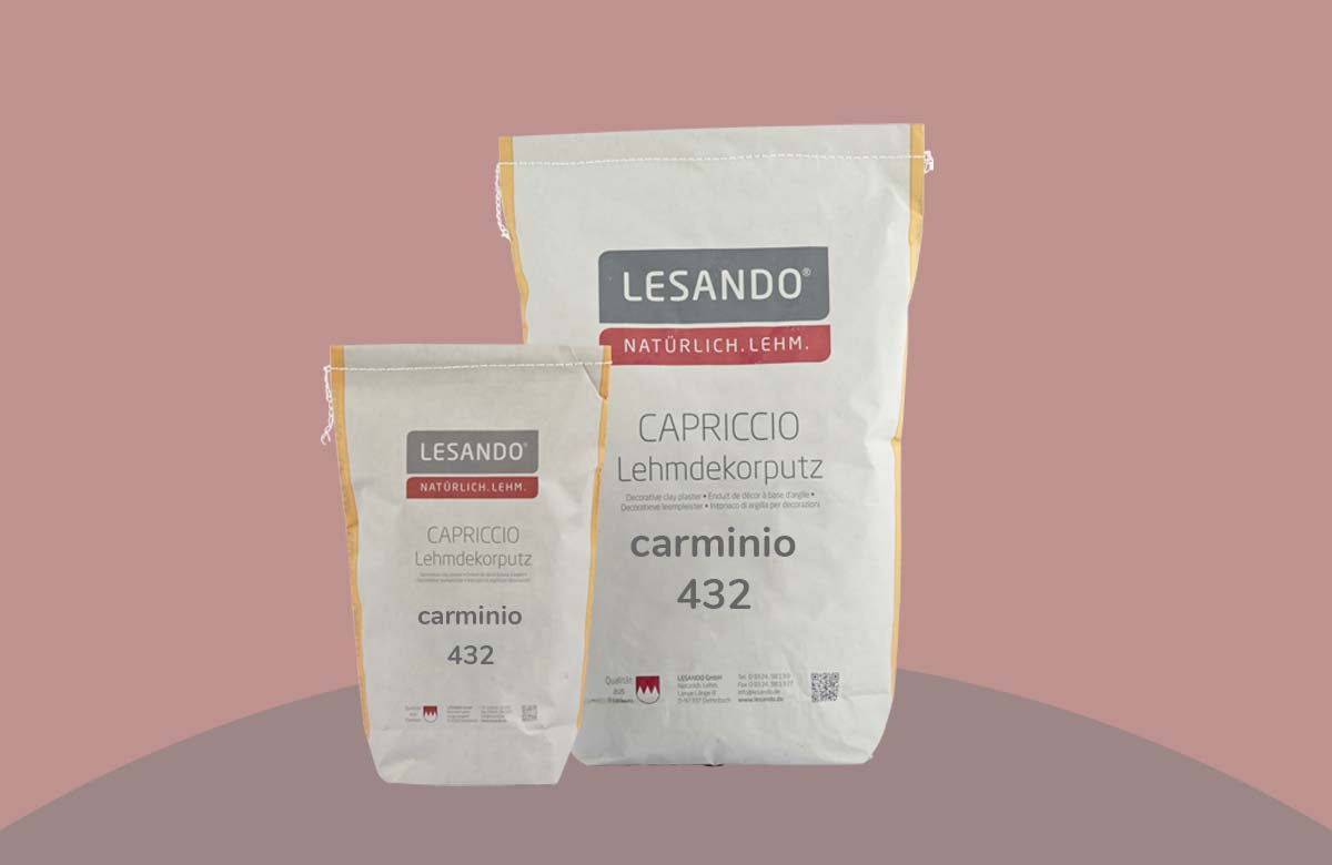 farbiger Lehmputz, Lehmdekorputz Capriccio, Farbserie modo 1