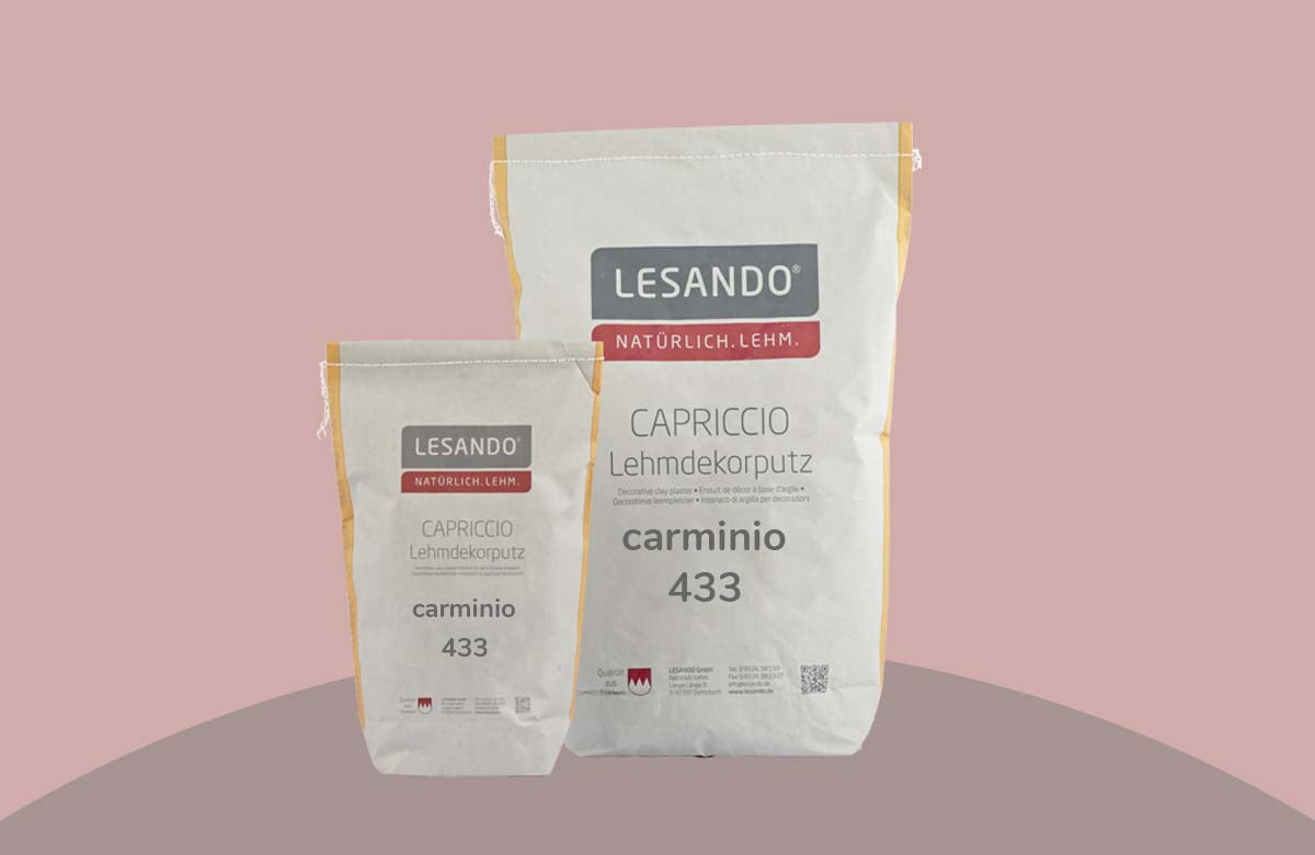 farbiger Lehmputz, Lehmdekorputz Capriccio, Farbserie modo 1