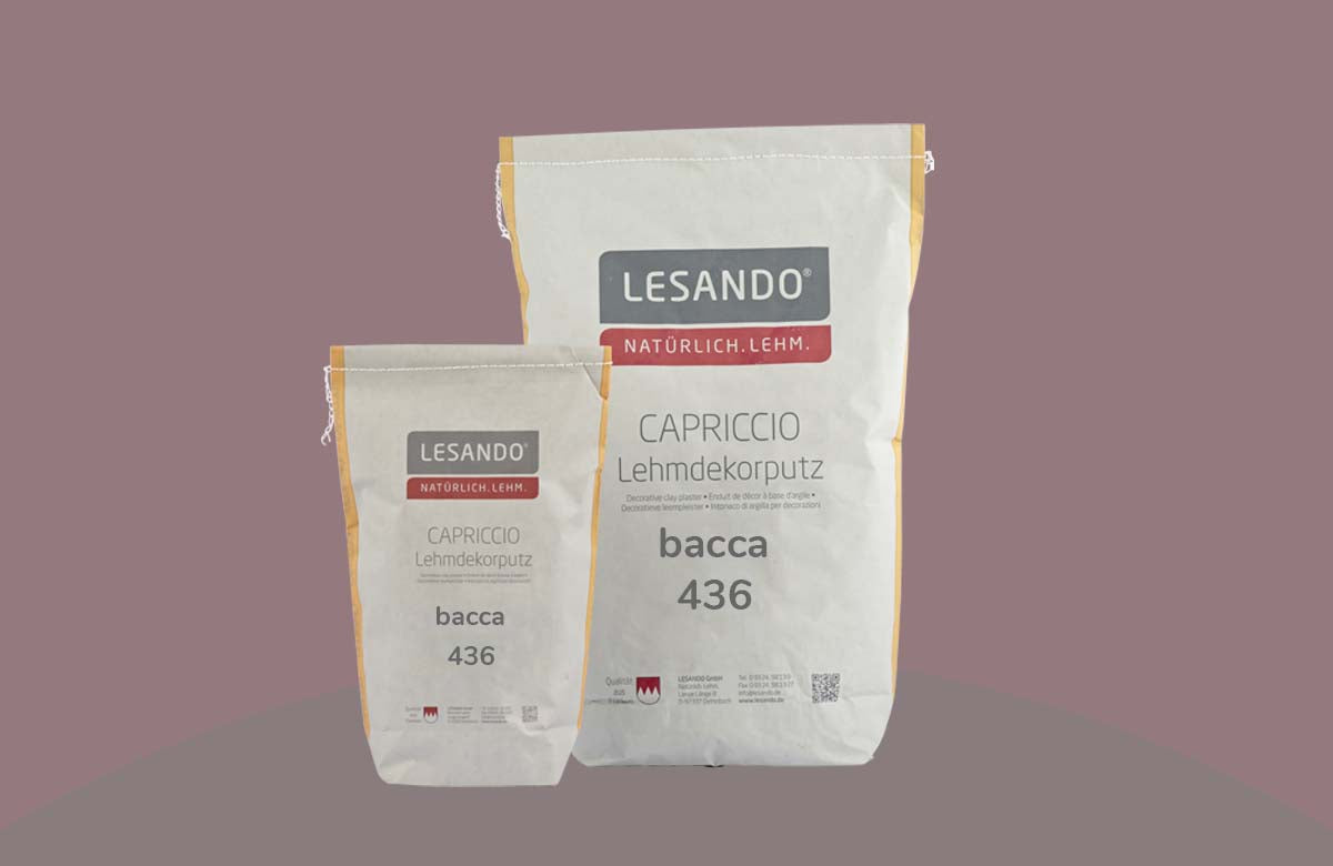 farbiger Lehmputz, Lehmdekorputz Capriccio, Farbserie modo 1