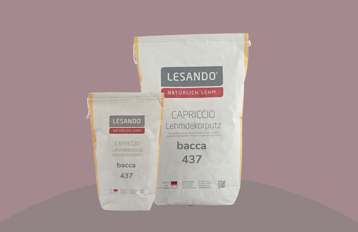 farbiger Lehmputz, Lehmdekorputz Capriccio, Farbserie modo 1