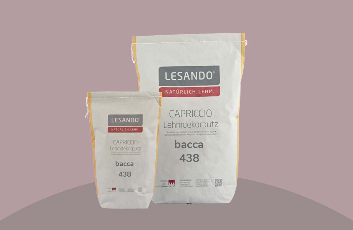 farbiger Lehmputz, Lehmdekorputz Capriccio, Farbserie modo 1
