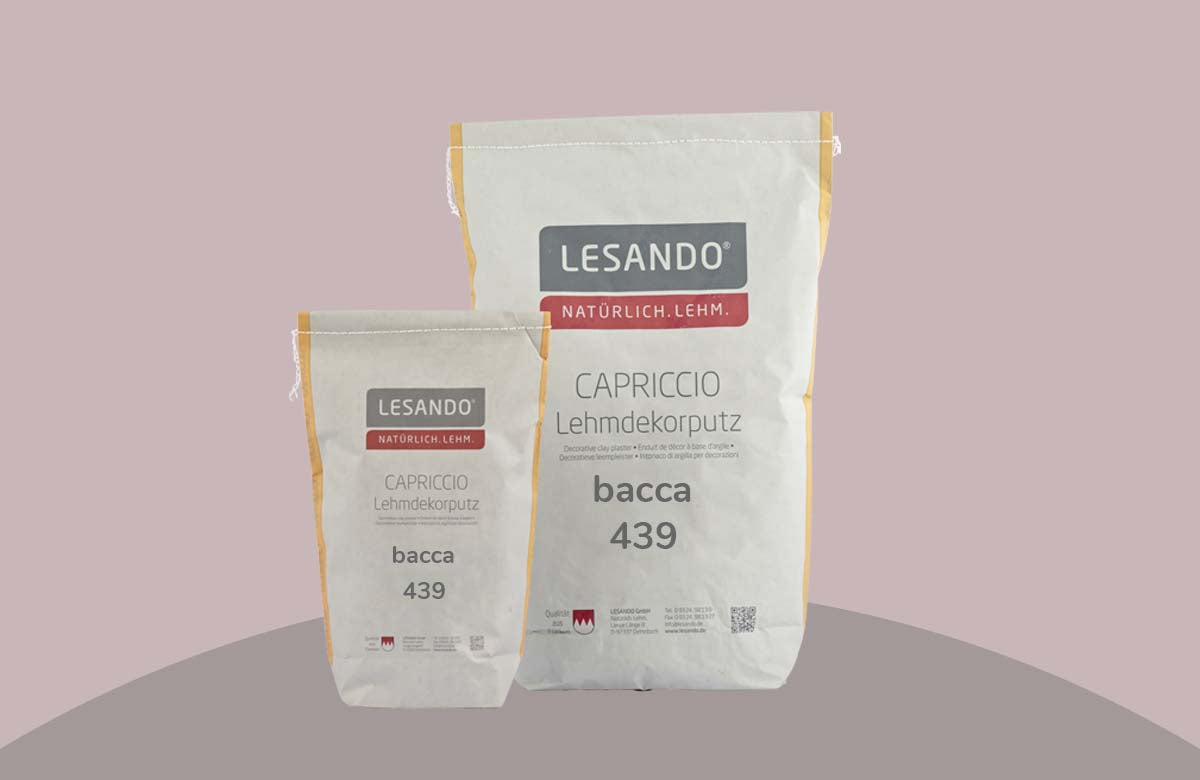 farbiger Lehmputz, Lehmdekorputz Capriccio, Farbserie modo 1