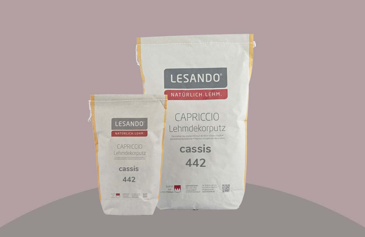farbiger Lehmputz, Lehmdekorputz Capriccio, Farbserie modo 1