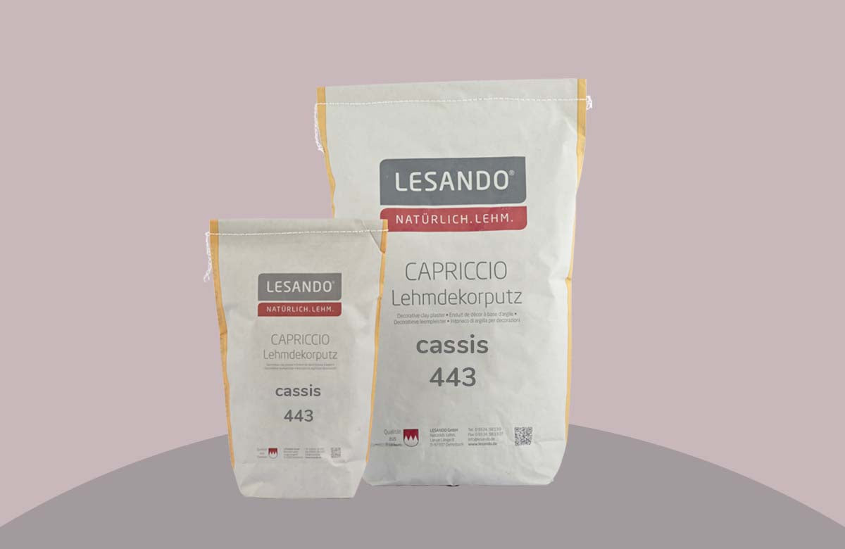 farbiger Lehmputz, Lehmdekorputz Capriccio, Farbserie modo 1