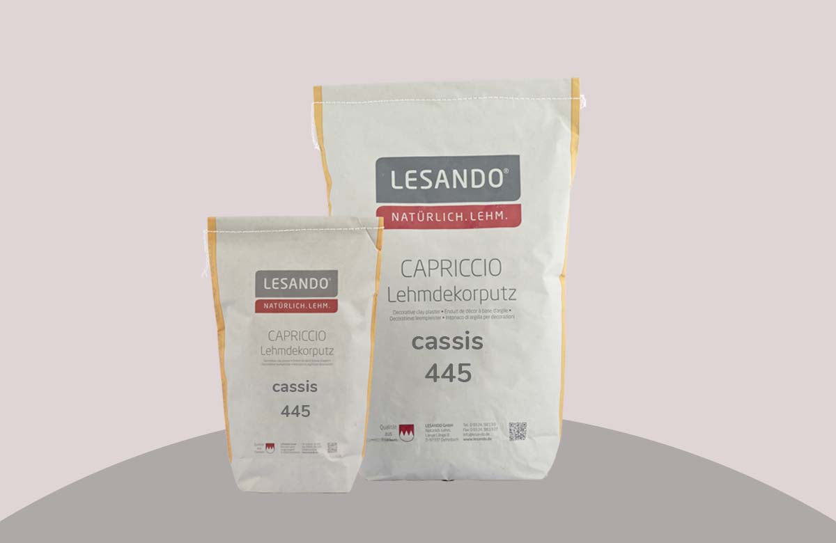 farbiger Lehmputz, Lehmdekorputz Capriccio, Farbserie modo 1
