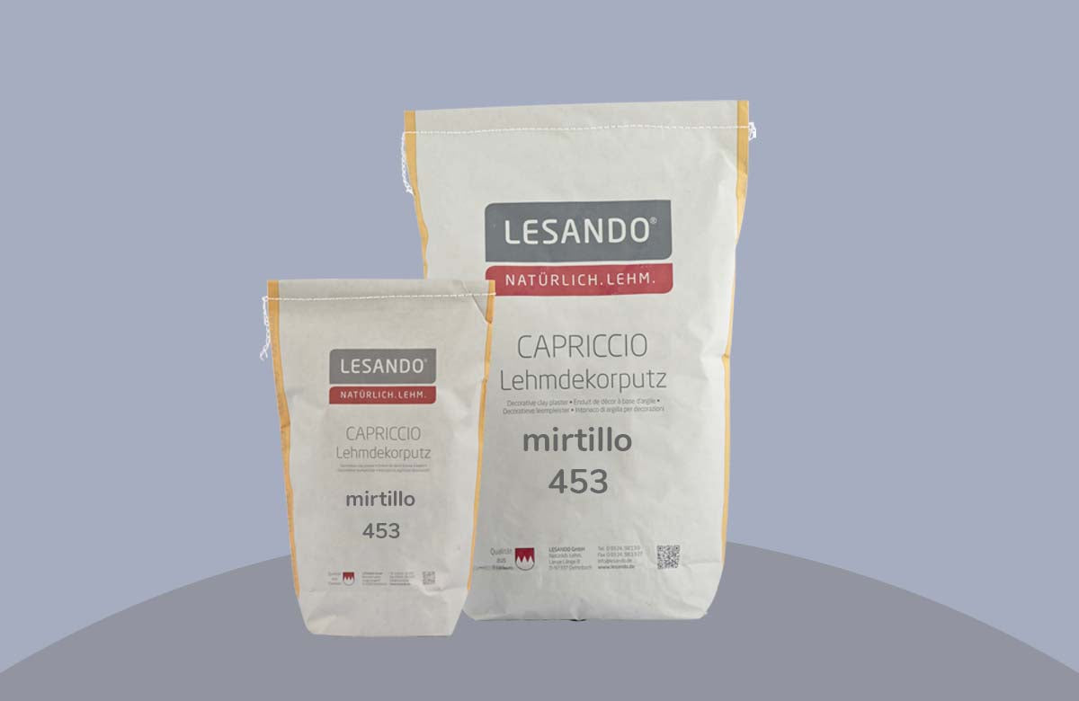 farbiger Lehmputz, Lehmdekorputz Capriccio, Farbserie modo 2