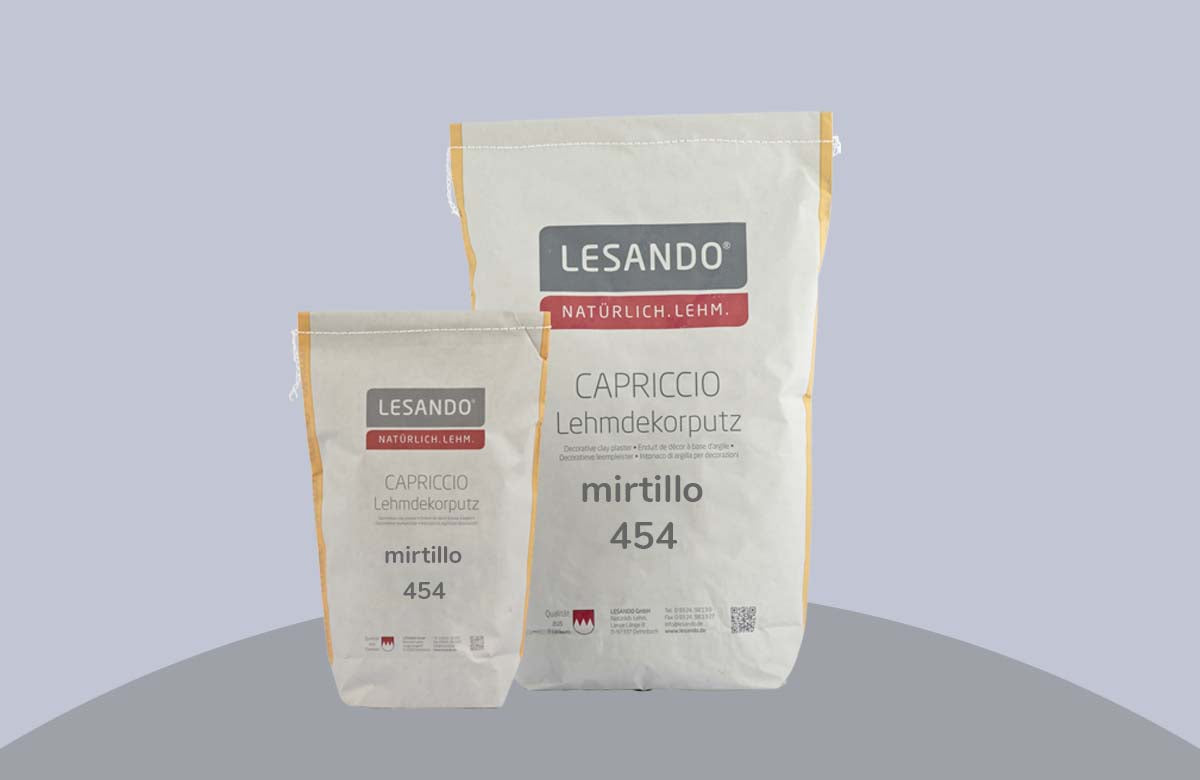 farbiger Lehmputz, Lehmdekorputz Capriccio, Farbserie modo 2
