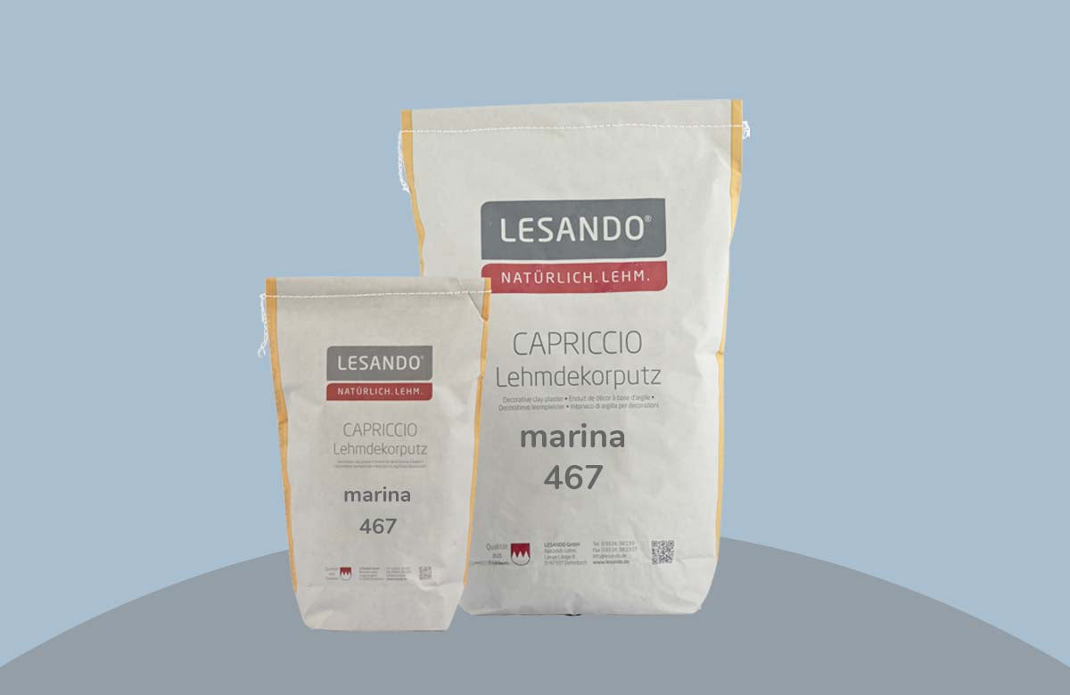 farbiger Lehmputz, Lehmdekorputz Capriccio, Farbserie modo 2