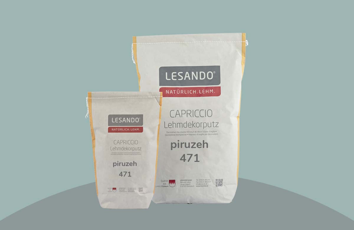 farbiger Lehmputz, Lehmdekorputz Capriccio, Farbserie modo 2