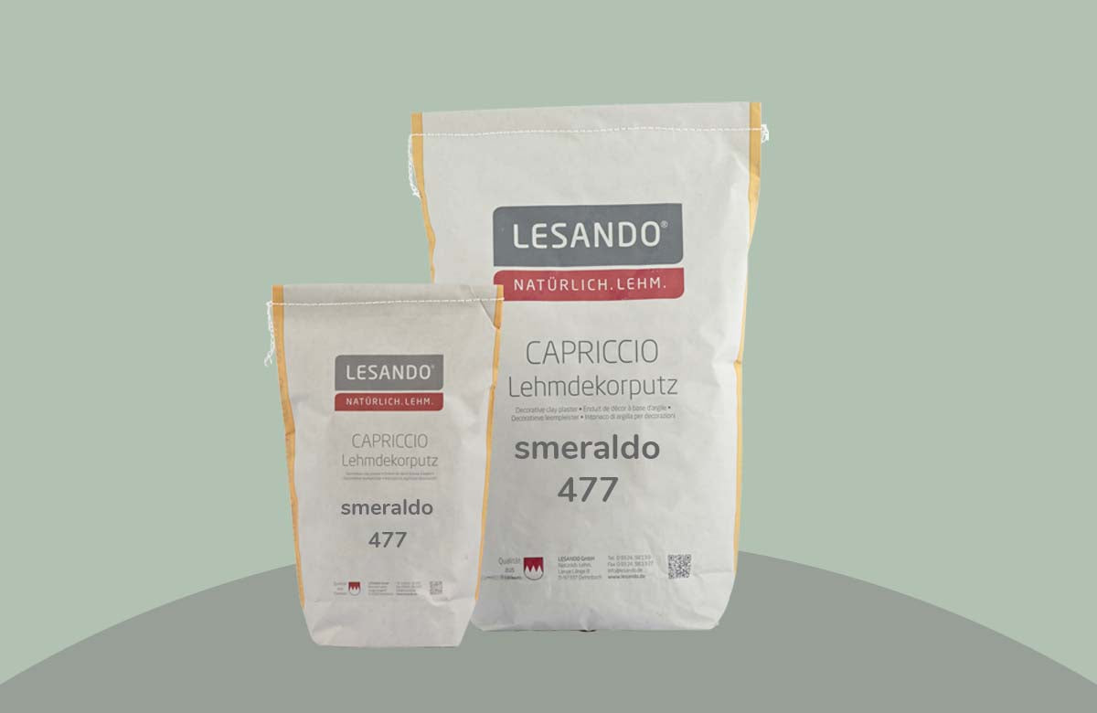 farbiger Lehmputz, Lehmdekorputz Capriccio, Farbserie modo 2