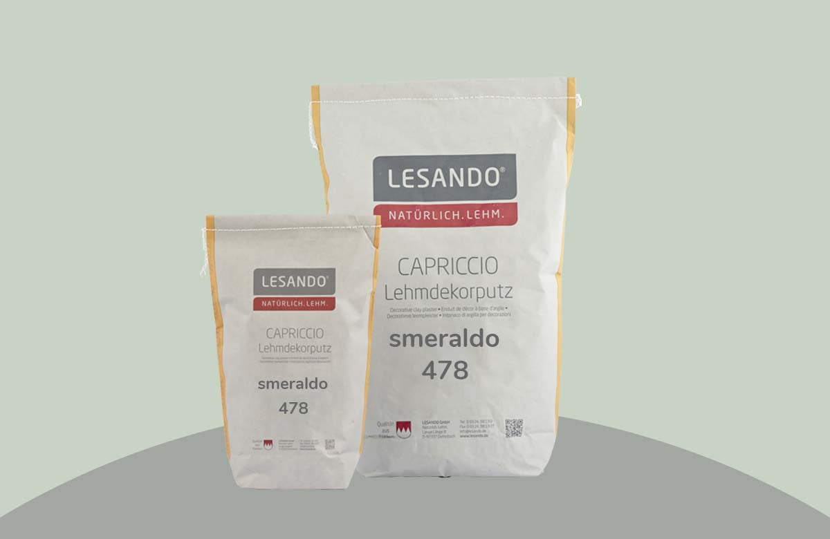 farbiger Lehmputz, Lehmdekorputz Capriccio, Farbserie modo 2