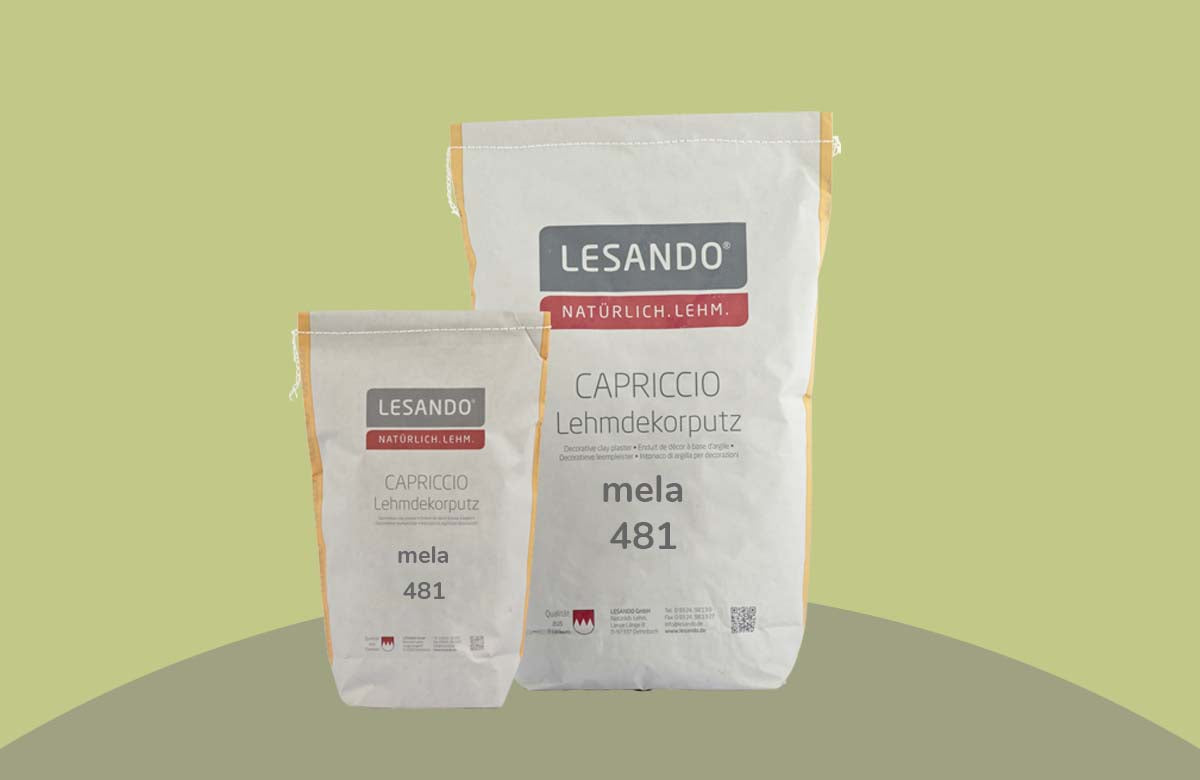 farbiger Lehmputz, Lehmdekorputz Capriccio, Farbserie modo 2