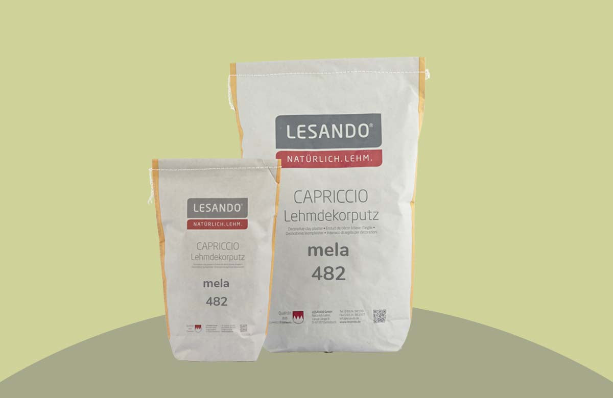 farbiger Lehmputz, Lehmdekorputz Capriccio, Farbserie modo 2