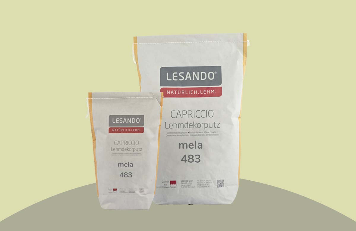 farbiger Lehmputz, Lehmdekorputz Capriccio, Farbserie modo 2