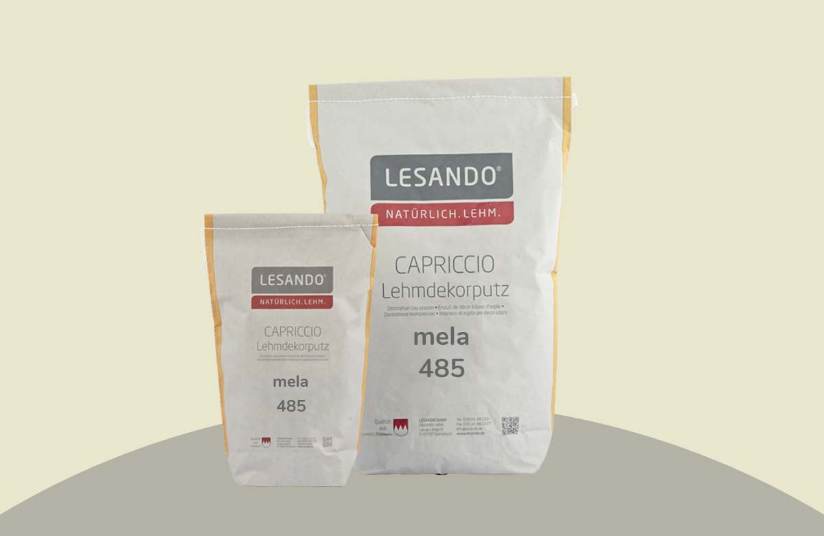 farbiger Lehmputz, Lehmdekorputz Capriccio, Farbserie modo 2