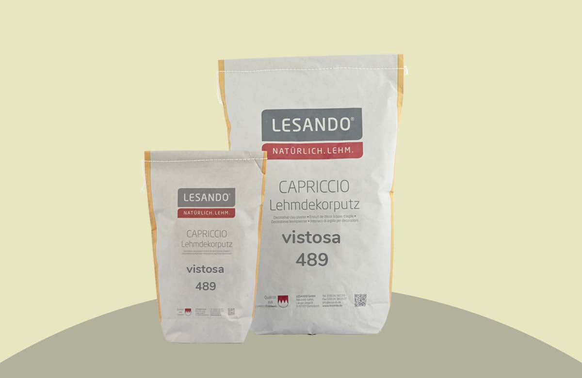 farbiger Lehmputz, Lehmdekorputz Capriccio, Farbserie modo 2