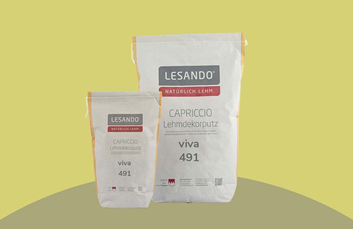 farbiger Lehmputz, Lehmdekorputz Capriccio, Farbserie modo 2